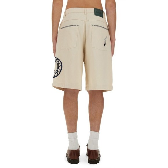 Drôle De Monsieur Relaxed Fit Cotton Bermuda Shorts - NWT